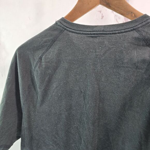 Carhartt T Shirt Mens Large Black Pocket Relaxed Fit Tee Short Sleeve Raglan Mid - Picture 6 of 11